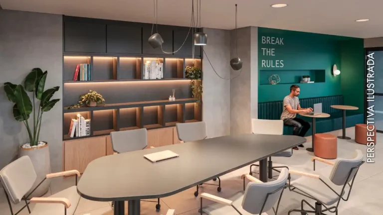 Coworking Peak Vila Olímpia - Residencial Vila Olímpia — 1-2 quartos 25-61m², Econ Construtora