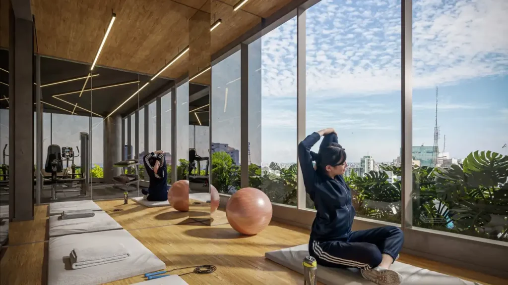 Vitacon Maestro Cardim - Residencial Liberdade, São Paulo — Fitness, apartamento 1 quartos 16-75m²