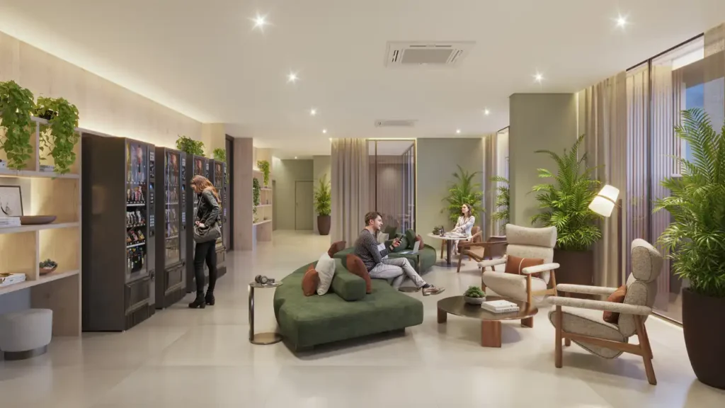Hi Vila Clementino - NR (Hatti): Hall — 1-2 quartos em Vila Clementino, São Paulo