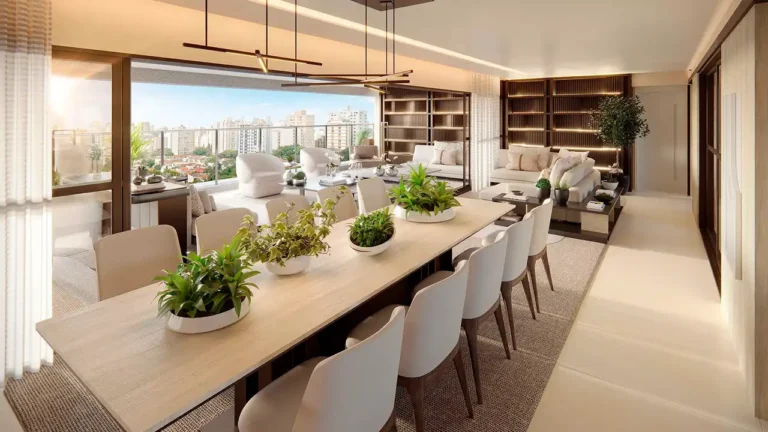 Living Ampére Brooklin Brooklin Paulista — 4 quartos 262m², Exto