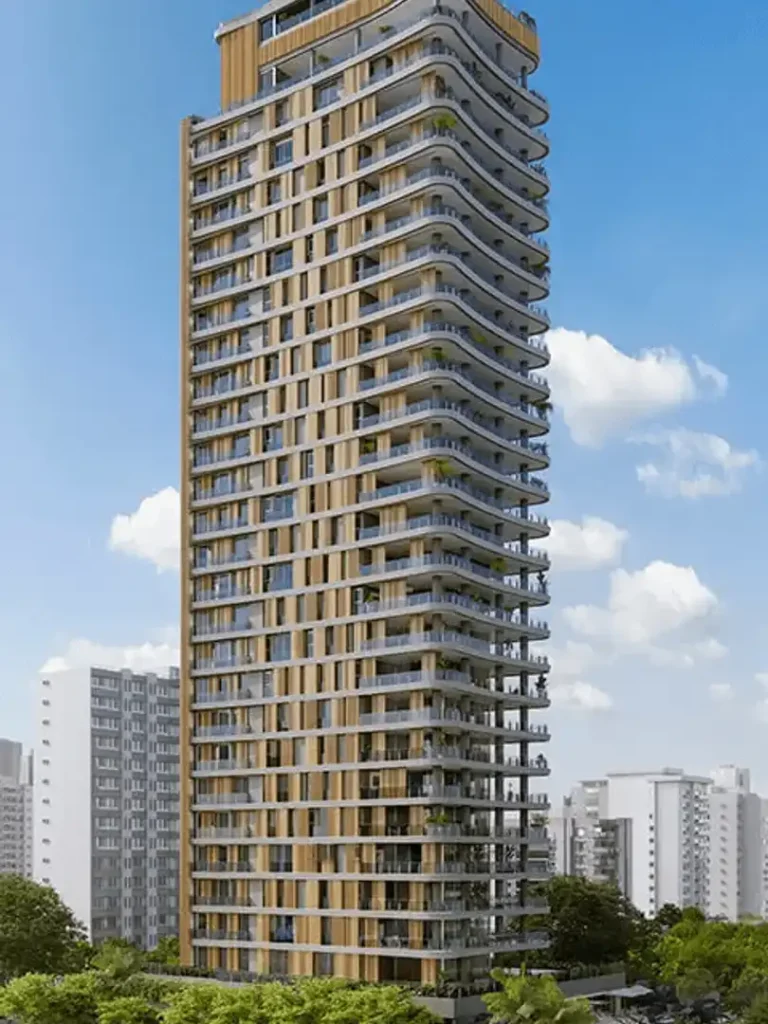 Fachada Vizcaya — apartamento 4 quartos, Pronto novo em Itaim Bibi