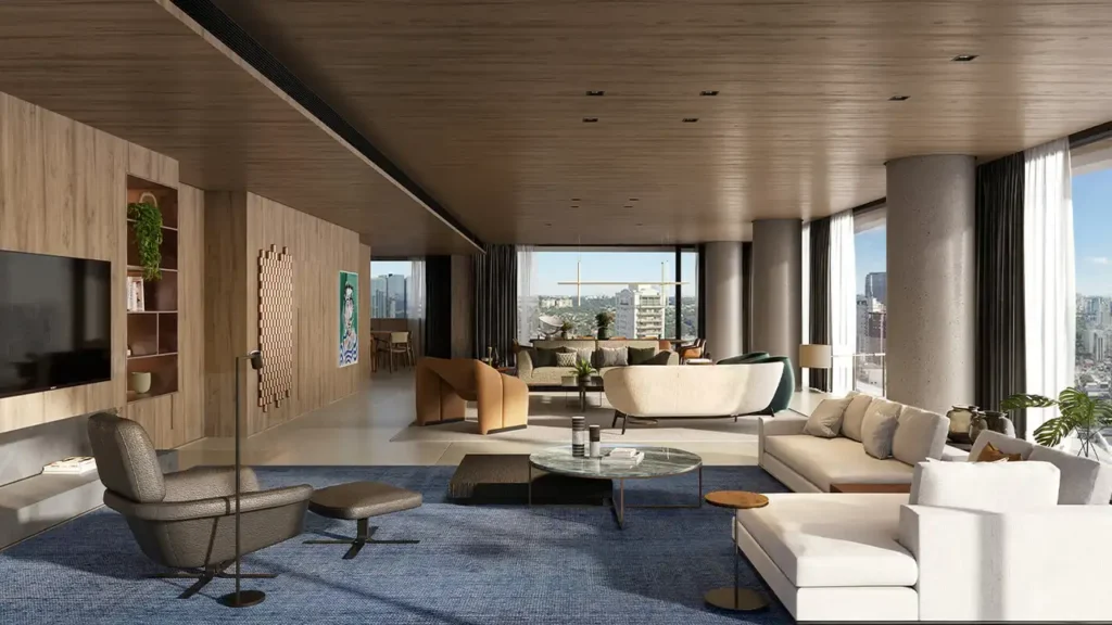 Vizcaya Itaim Bibi, São Paulo — Living, apartamento 4 quartos 541m²