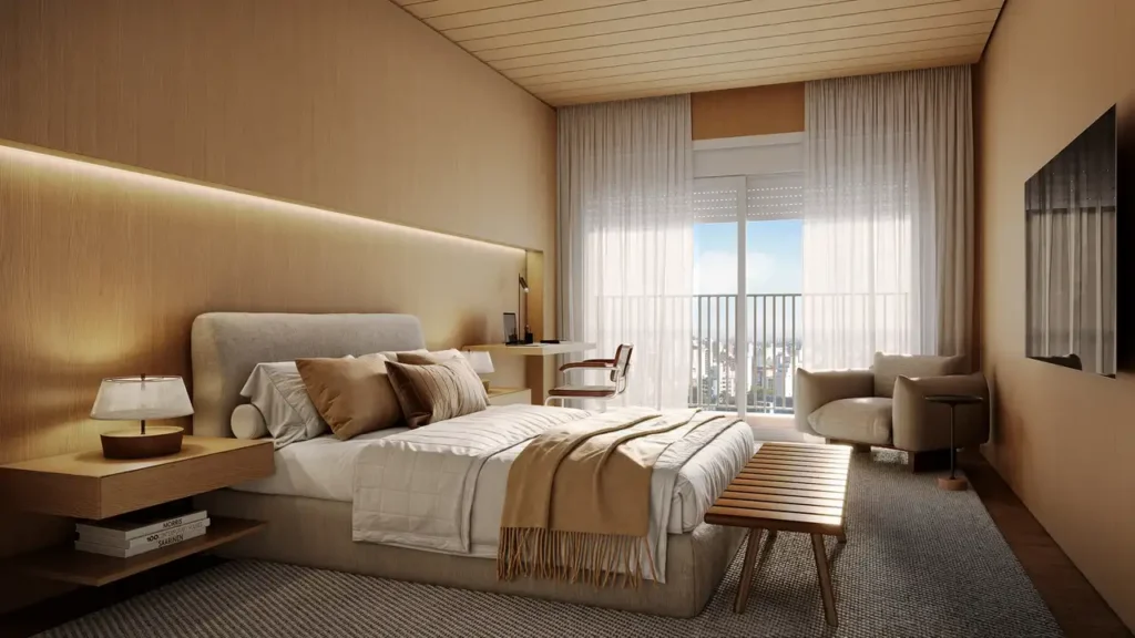 Dormitório Panorama Skyline Ibirapuera Moema — 4 quartos 248m², Sinco SP
