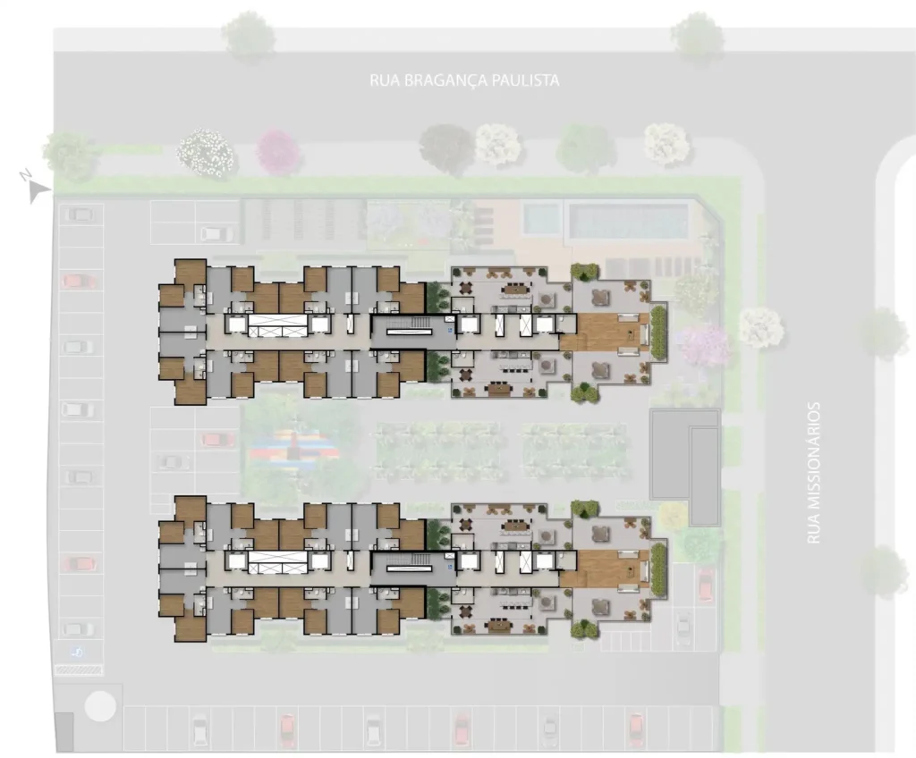 Implantação 17 condomínio Connect Estação João Dias — 2-3 quartos em Jardim Caravelas