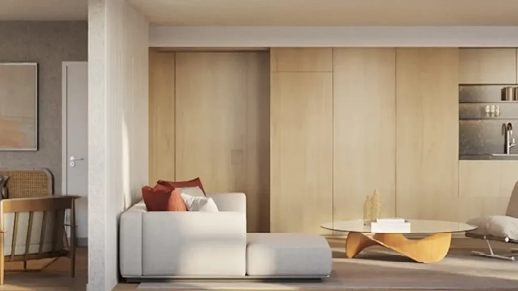 Itacema 396 Itaim Bibi, São Paulo — Living, apartamento 1 quartos 34-59m²