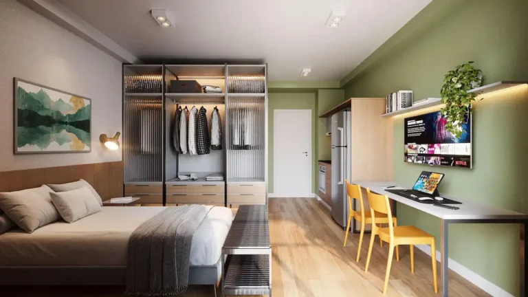 Apartamento 1 quartos Butantã — Living do Point Butantã - Residencial