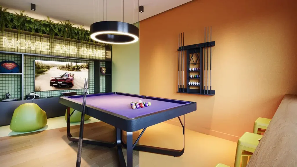 Sala de jogos — Point Butantã - Residencial (Integra Urbano), 1 quartos em Butantã