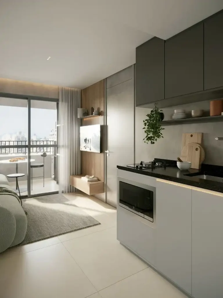 Today Alto da Boa Vista - Residencial Alto da Boa Vista, São Paulo — Living, apartamento 1-2 quartos 29-39m²