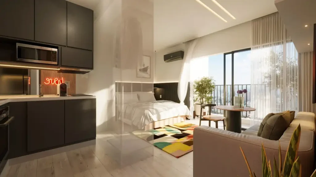 Living Metroway - Residencial Vila Clementino — 1-2 quartos 27-39m², Marino