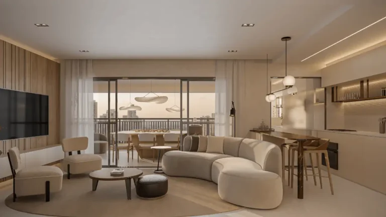 Living BoulevarDiálogo Butantã Butantã — 2-3 quartos 80-135m², Diálogo