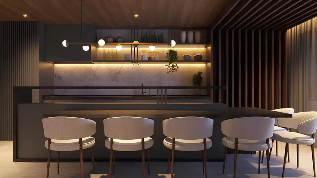 Espaço gourmet Alya Paraíso Paraíso — 2 quartos 43-51m², MF7