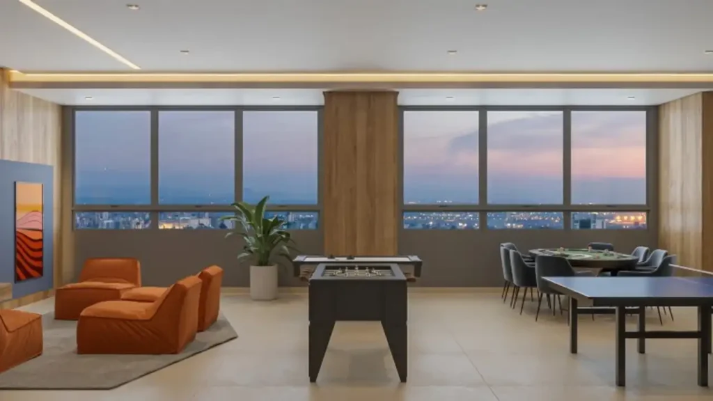Sala de jogos — Voga Flórida - Residencial (Fibra Experts), 1-3 quartos em Brooklin Novo