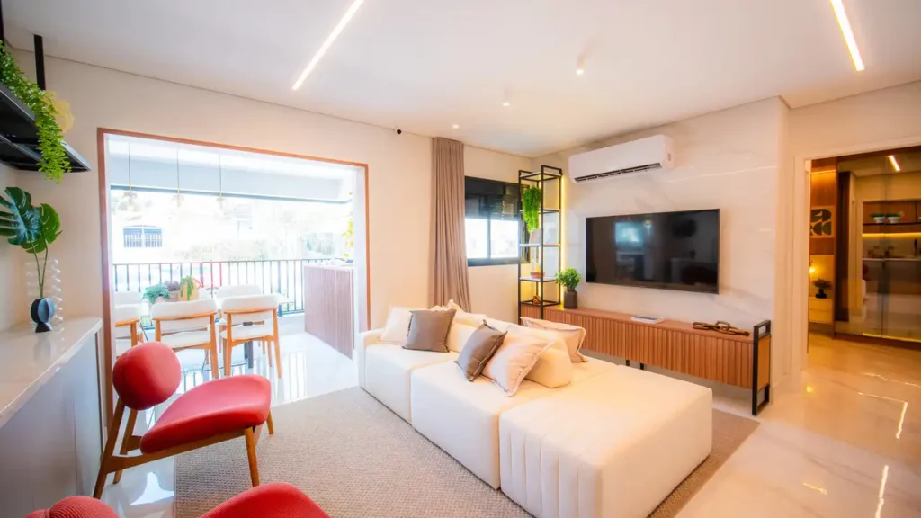 Arch Nazaré Residence Vila Dom Pedro I, São Paulo — Living, apartamento 2-3 quartos 60-78m²