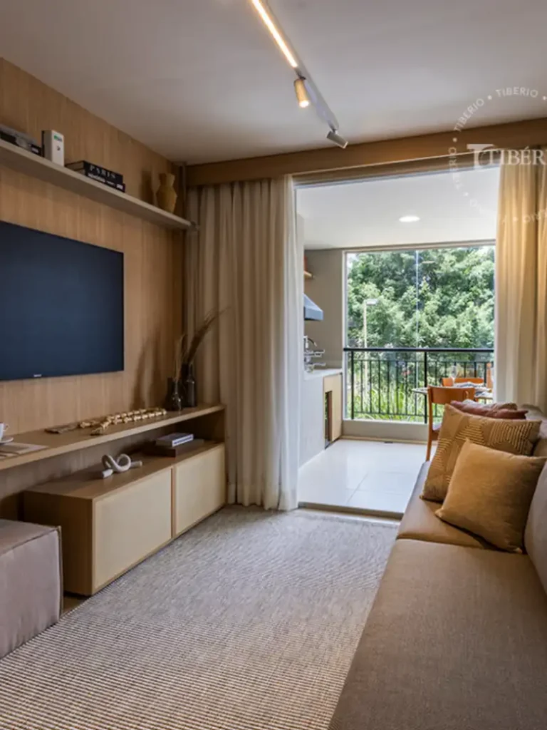 Sublime Pompéia - Residencial (Tibério): Living — 1-3 quartos em Vila Pompéia, São Paulo