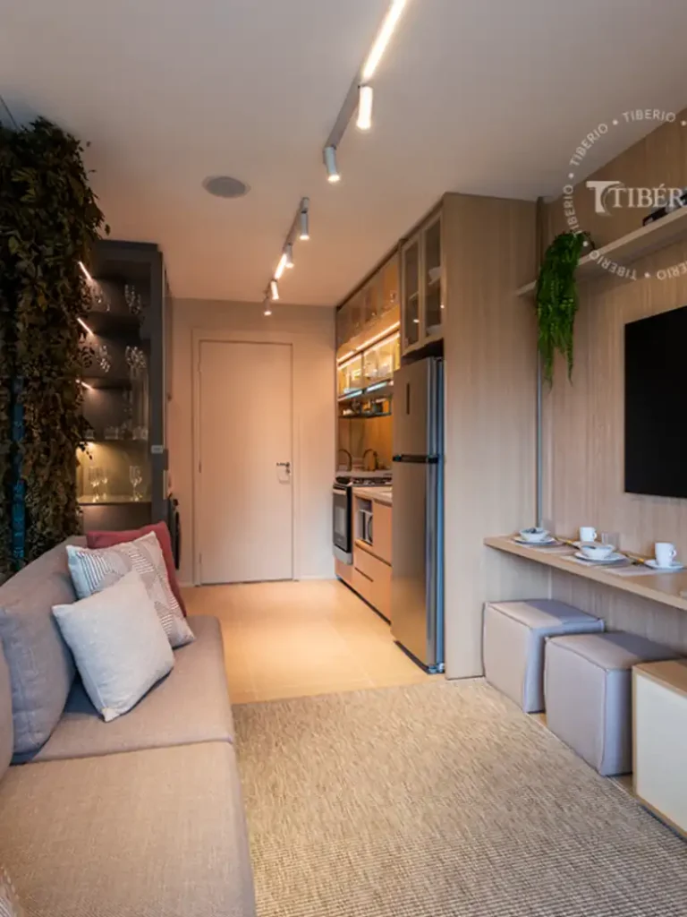 Sublime Pompéia - NR (Tibério): Living — 1 quartos em Vila Pompéia, São Paulo