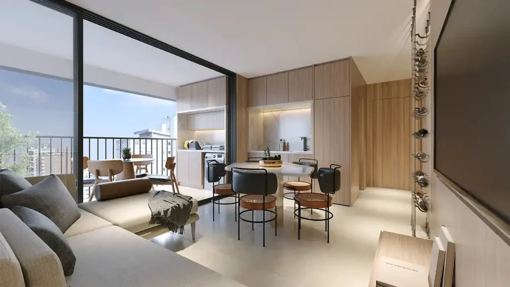 Living — WALKPAULISTA - NR (NEWPROPERTIES), 1 quartos em Paraíso
