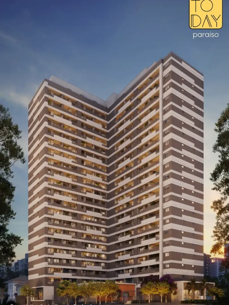 Today Paraíso – Residencial — 1 quartos em Paraíso