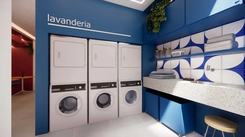 Em construção Vila Buarque: Lavanderia Nurban Vila Buarque - NR, 1 quartos 17-19m²