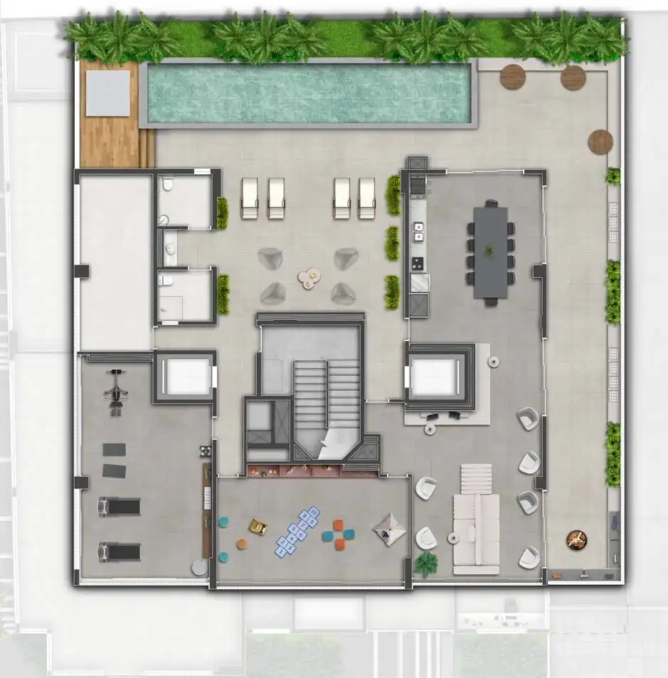 Implantação condomínio Vitta Vila Mariana - Residencial — 2 quartos em Vila Mariana