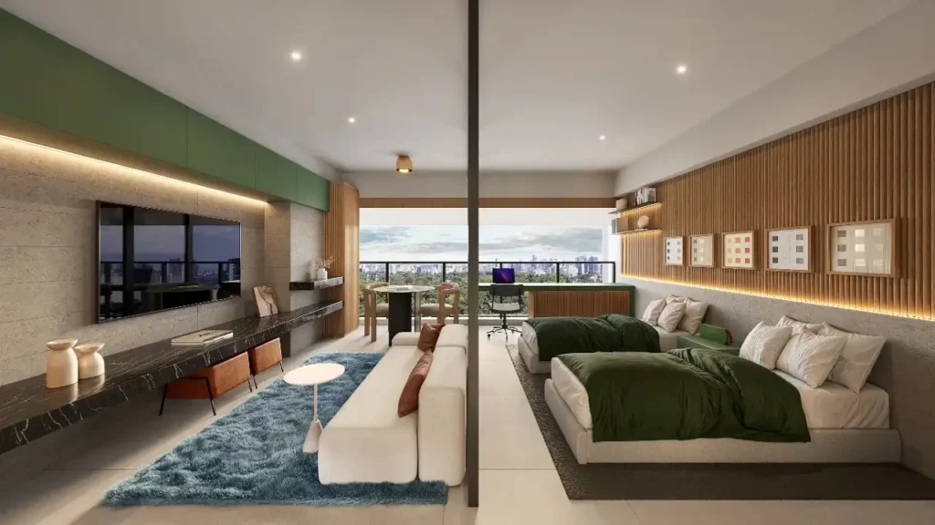 Living The Collection Vila Mariana - Residencial Vila Mariana — 1-2 quartos 25-40m², Trisul