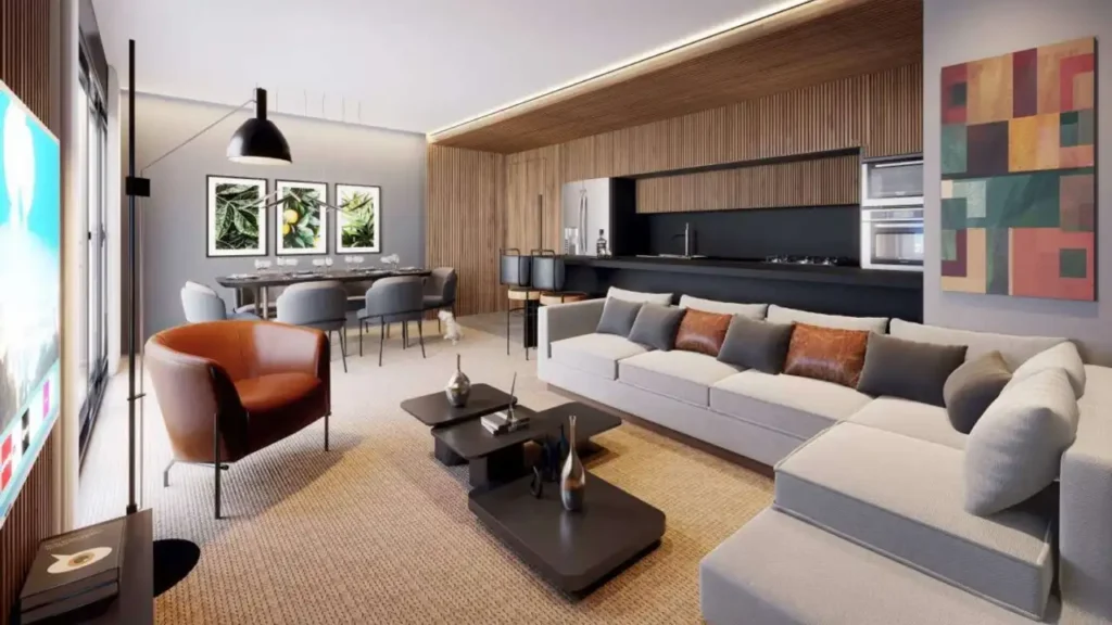 View JT - Residencial Vila Mariana, São Paulo — Living, apartamento 2-4 quartos 72-234m²