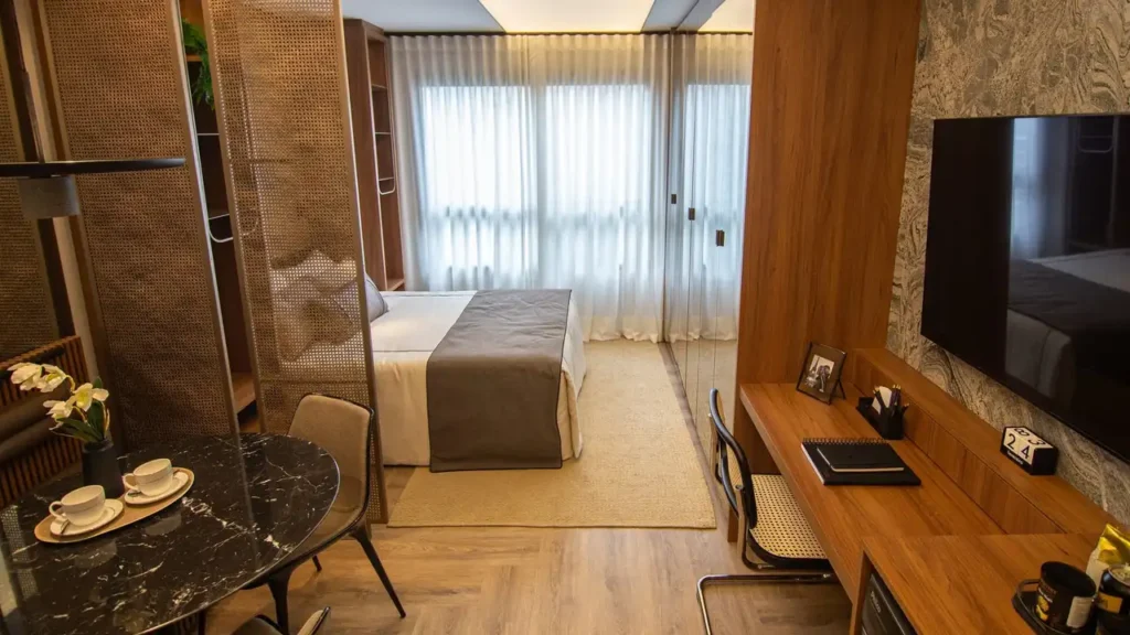 Apartamento 1 quartos Ibirapuera — Living do The View Ibirapuera Residences