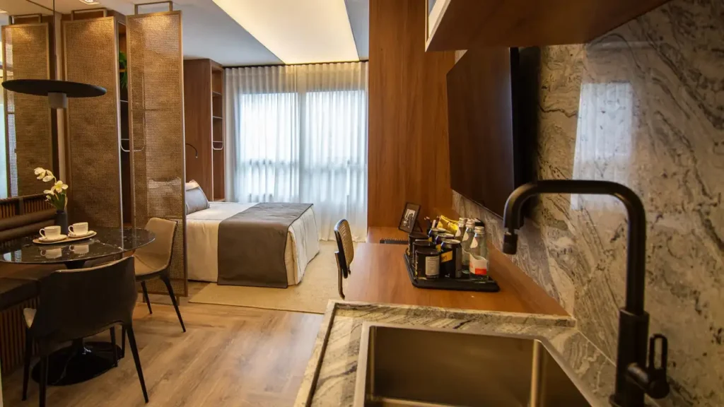 Living — The View Ibirapuera Residences (Exto), 1 quartos em Ibirapuera