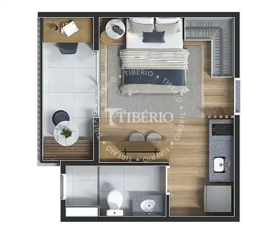 Apartamento 1 quartos 29m² em Consolação — planta Metropolitan Consolação - Residencial