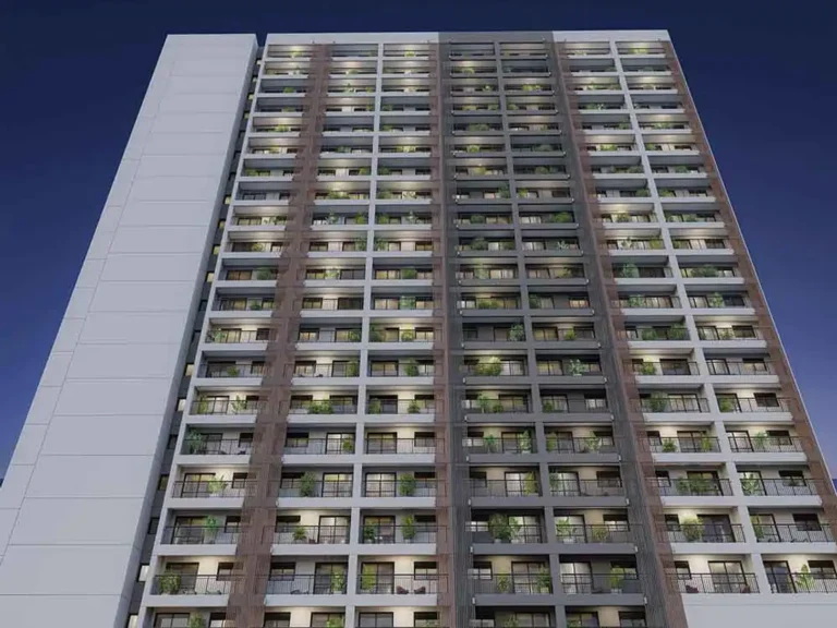 Fachada SP 360° Smart Living by Eztec — apartamento 1 quartos, Em construção em Moema