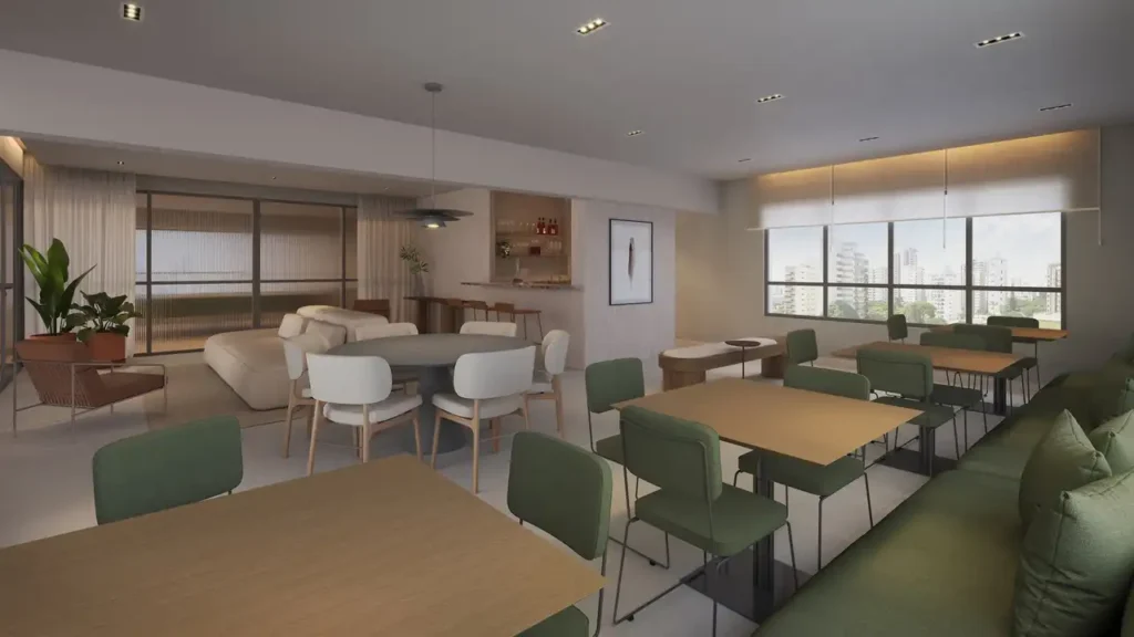 Salão de festas — Astro Klabin (CP Residencial), 2-3 quartos em Chácara Klabin