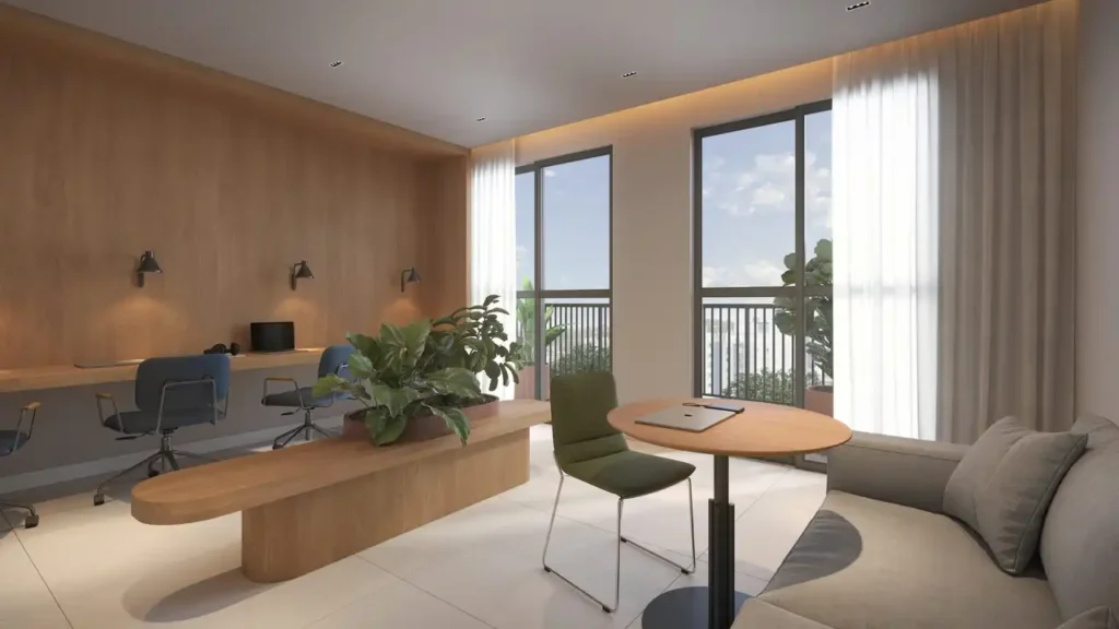 Luna Klablin (CP Residencial): Coworking — 1 quartos em Chácara Klabin, São Paulo