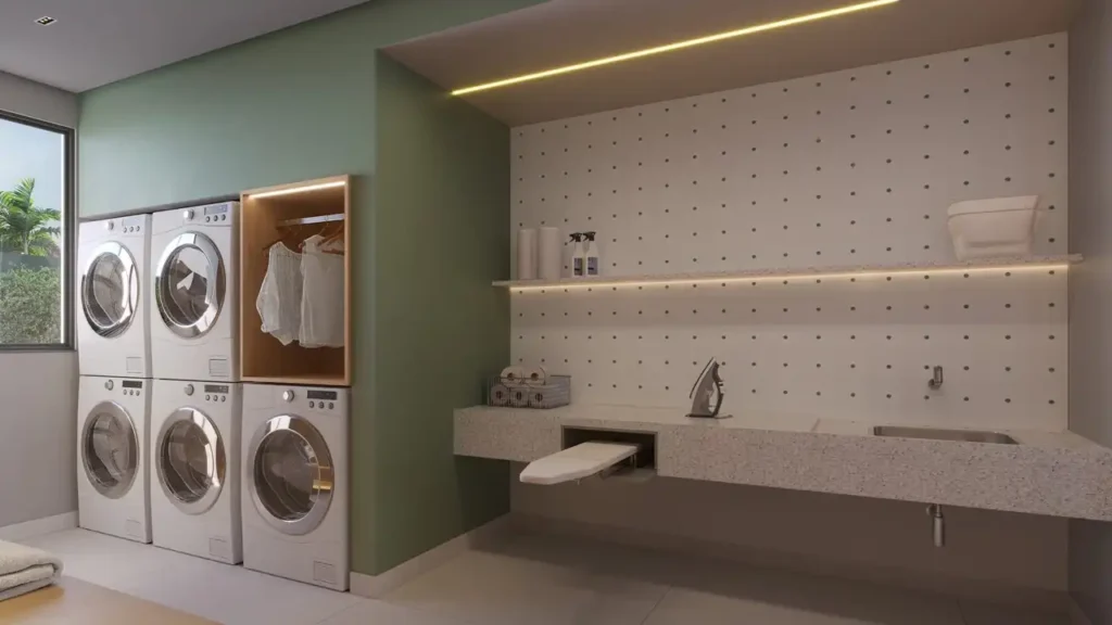 Lavanderia — Luna Klablin (CP Residencial), 1 quartos em Chácara Klabin