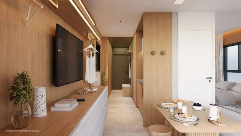 Apartamento 1 quartos Jardim Paulista — Living do Pamplona 1083 - Residencial
