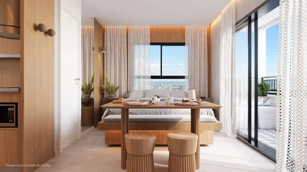 Pamplona 1083 - Residencial Jardim Paulista, São Paulo — Living, apartamento 1 quartos 20-56m²