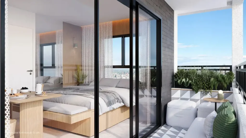 Em construção Jardim Paulista: Terraço Pamplona 1083 - NR, 1 quartos 22-42m²