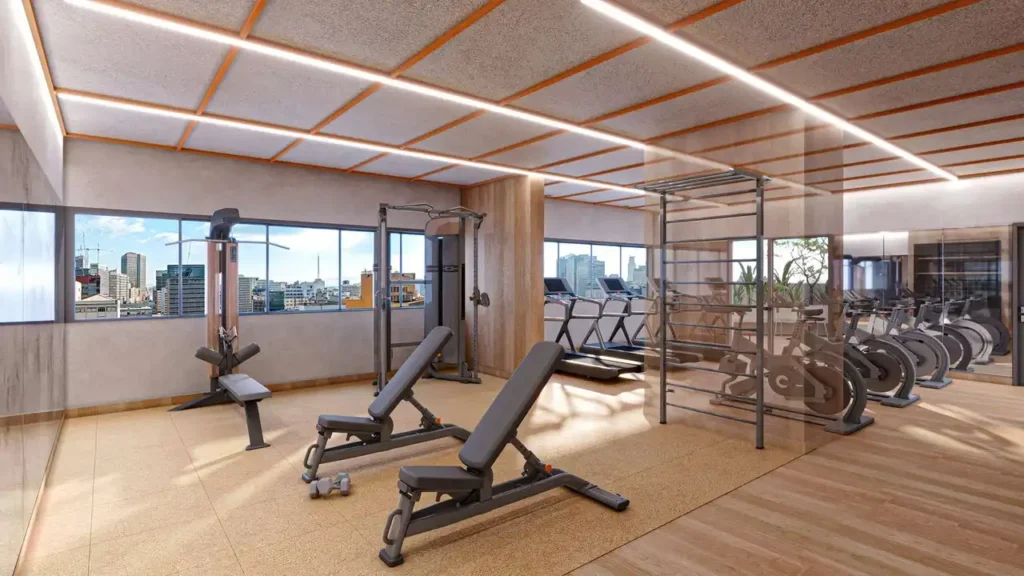 Fitness Praça Higienópolis Tiê Higienópolis — 1 quartos 28-32m², SKR