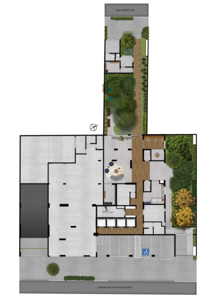 Implantação condomínio Every Day Chácara Klabin - Residencial — 1-3 quartos em Chácara Klabin