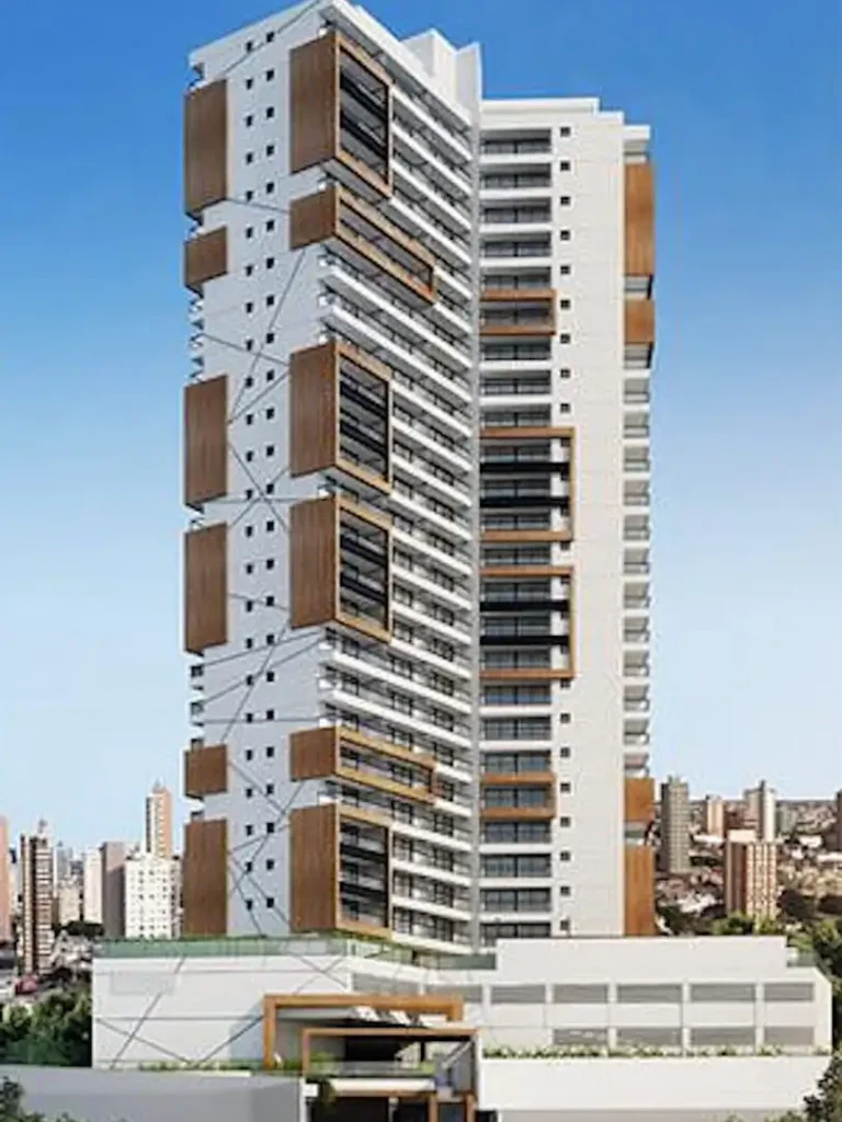 Fachada Helbor Nun Vila Nova — apartamento 1-2 quartos, Pronto novo em Vila Nova Conceição