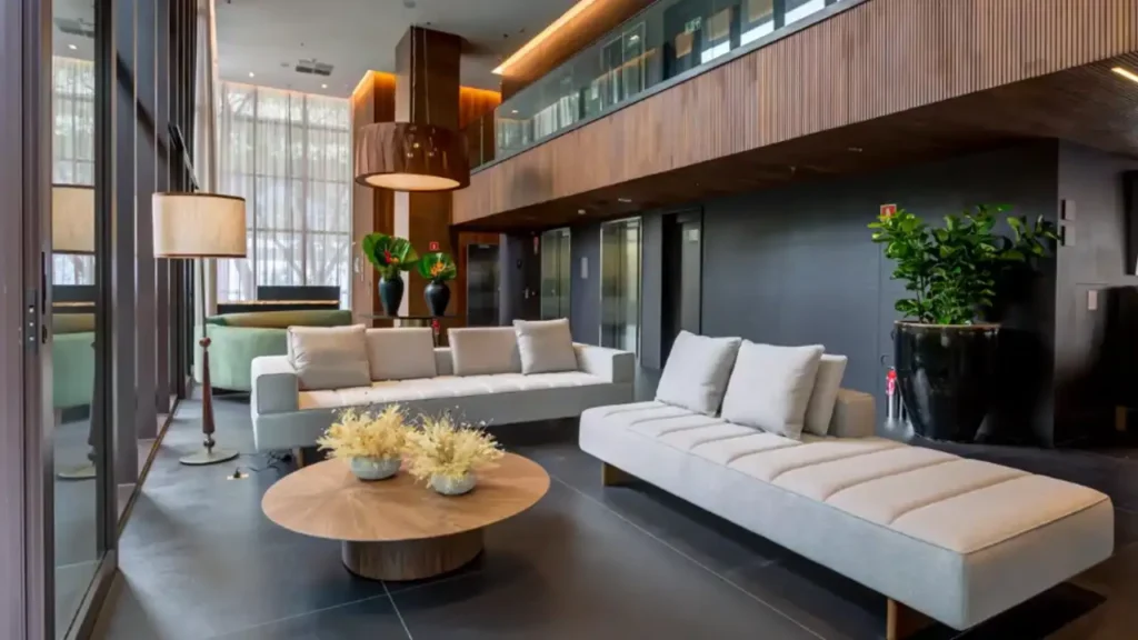 Pronto novo Paraíso: Hall Qoya Hotel São Paulo, 1 quartos 21-22m²