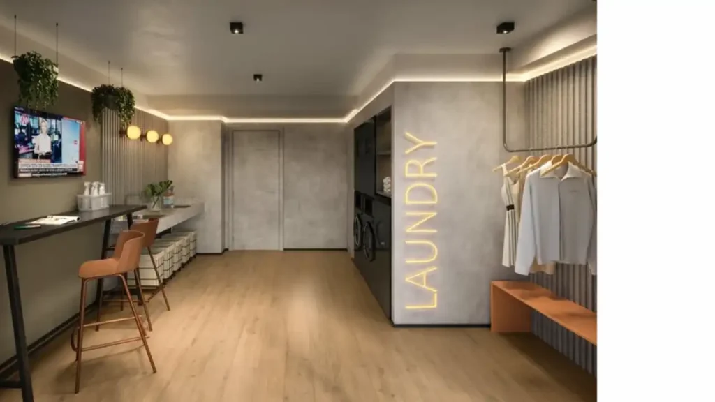Lavanderia Hauser Home Desing Moema - Residencial Indianópolis — 1-2 quartos 25-38m², Tavitec