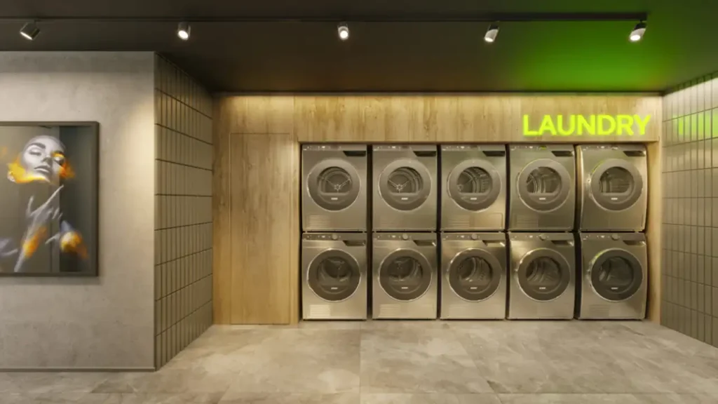 Nik Estilo Paulista - Residencial Vila Mariana, São Paulo — Lavanderia, apartamento 1 quartos 24-35m²
