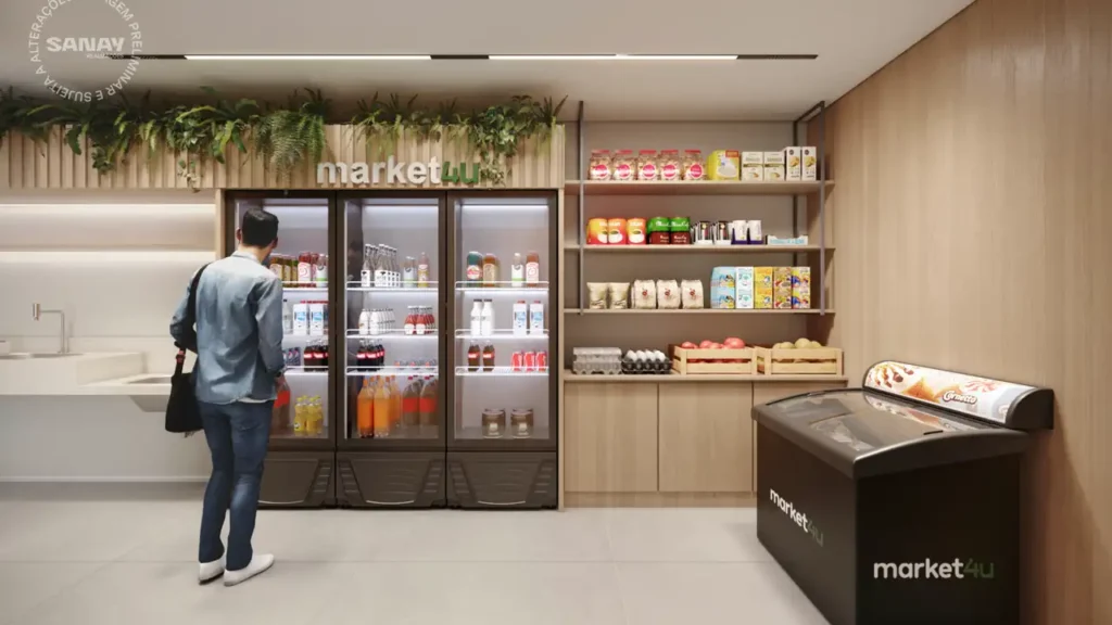 Sampa Consolação (Sanay): Mini market — 1 quartos em Consolação, São Paulo