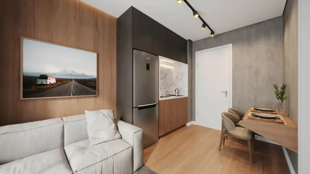 Living Vitacon Jardins - Residencial Jardins — 1 quartos 20-56m², Vitacon