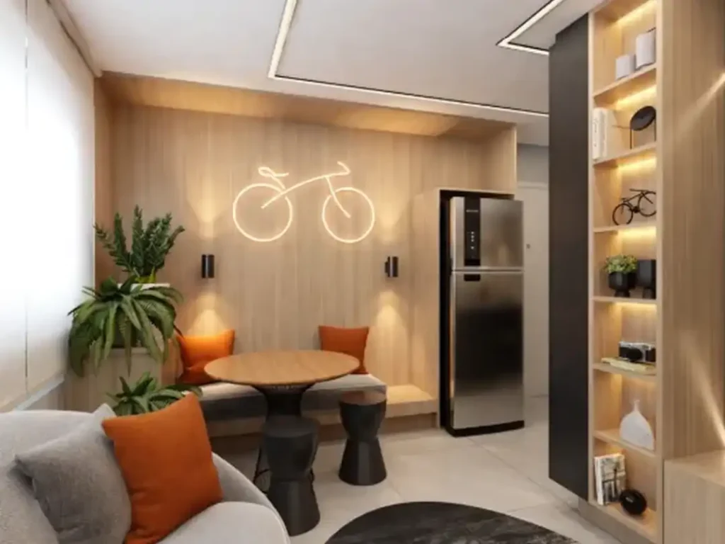 Lumy Ibira (Lumy): Living — 2 quartos em Vila Clementino, São Paulo