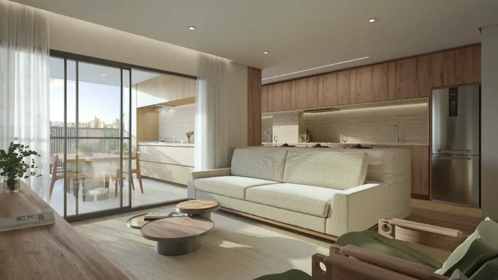 Pleno Vila Mariana Vila Mariana, São Paulo — Living, apartamento 2-3 quartos 57-103m²