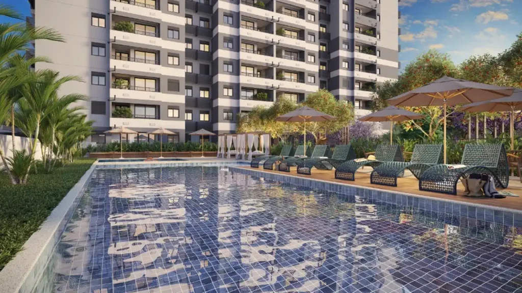 011 Brooklin Residence Riva (Riva SP): Piscina — 2 quartos em Brooklin Novo, São Paulo