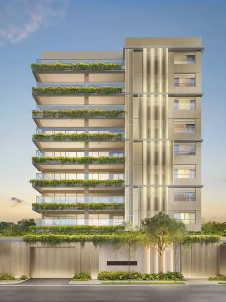 Fachada Portrait Parque do Ibirapuera — apartamento 4 quartos, Em construção em Moema