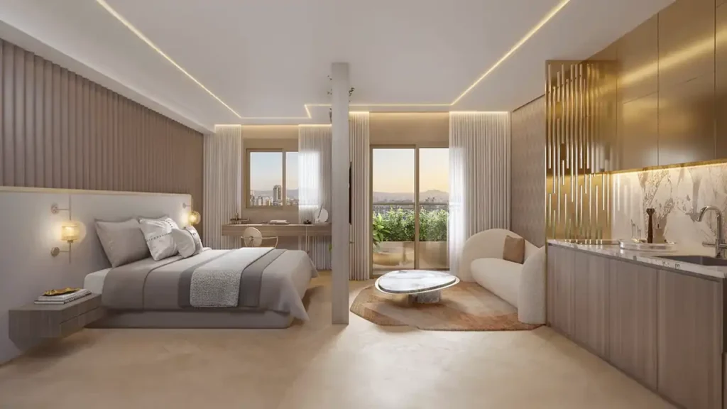 The Palace Apartments - Residencial (Cyrela SP): Living — 1 quartos em Vila Mariana, São Paulo