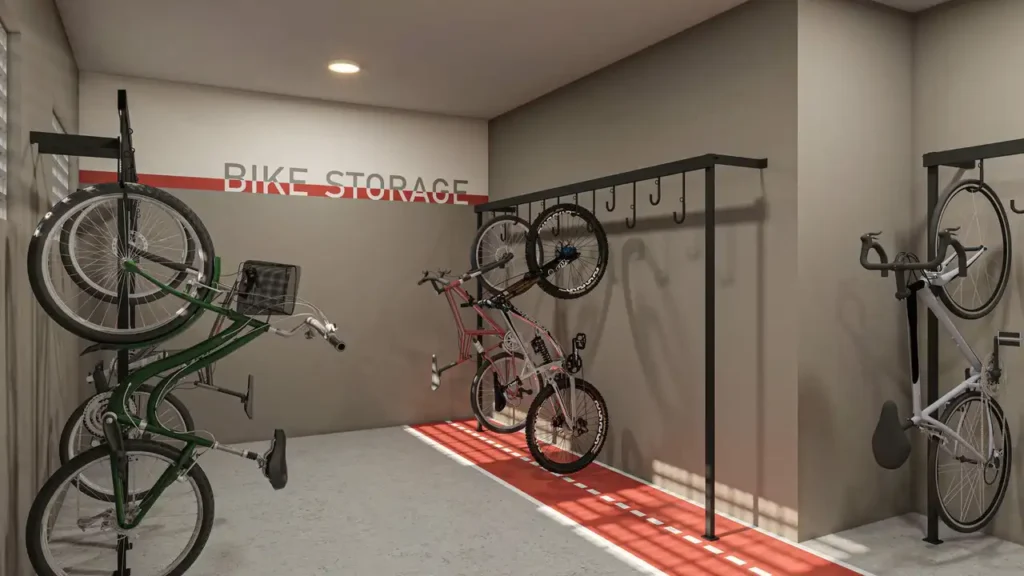 Em construção Santo Amaro: Bicicletário Vibra Nações Unidas, 1-2 quartos 26-43m²