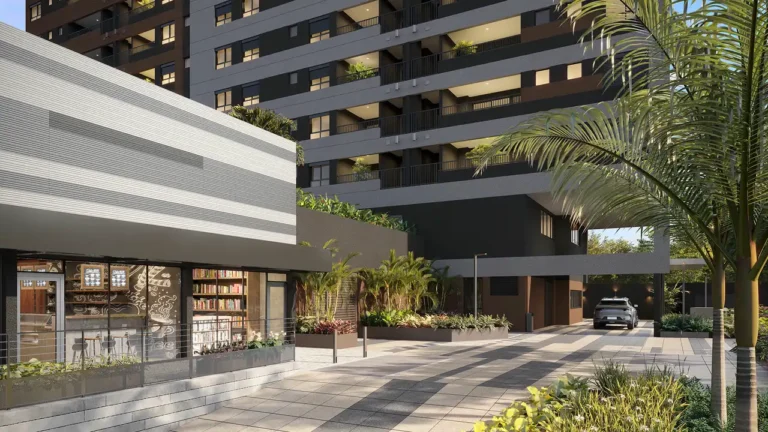 Apartamento 2-4 quartos Tatuapé — Acesso do The Gardens Eleya - Residencial